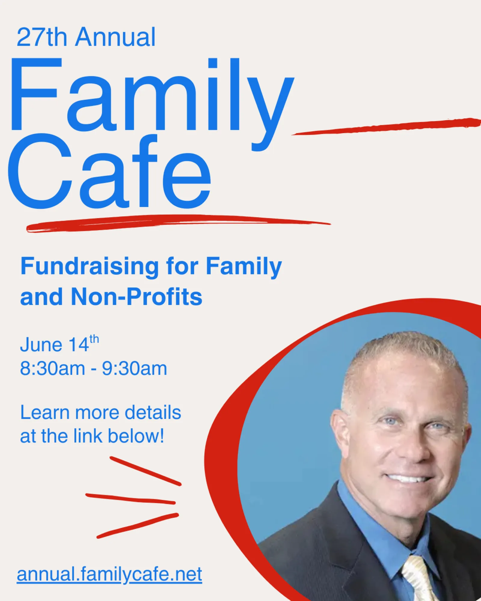 Join Jim Sayih at the 27th Annual Family Café!